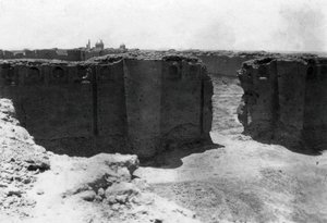 Samarra city from the Malwiya tower, Mesopotamia, 1918