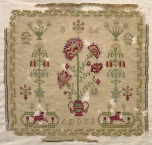 Sampler, Early 1800s by Unbekannt