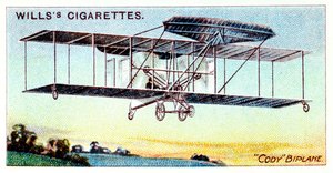 Samuel Franklin Cody, American-born British Aviator, Flying Cody Biplane c1909