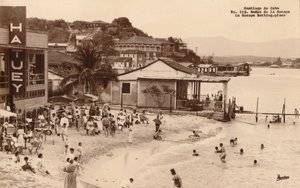Santiago de Cuba. La Socapa Bathing-place, Cuba, c1900s by Unbekannt