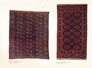 Saryk Turkoman rug and Salor Turkoman rug by Unbekannt