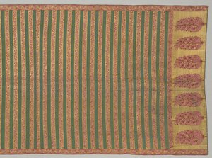 Sash with Flora and Banded Field, 1700s by Unbekannt