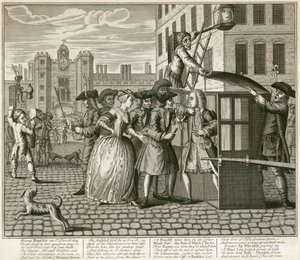 Satirical Print Depicting St James Palace, London by Unbekannt