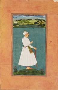 Sawai Jai Singh standing in a landscape