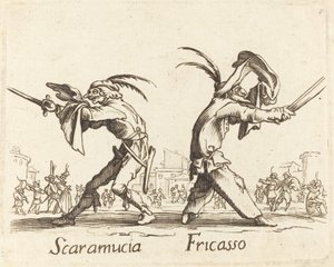 Scaramucia and Fricasso by Unbekannt