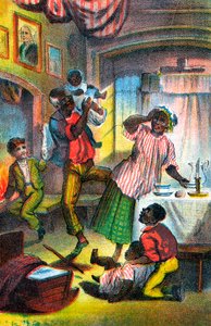 Scene from Harriet Beecher Stowe