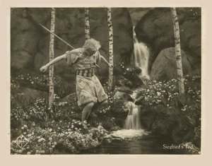 Scene from the film Die Nibelungen: Siegfried by Fritz Lang