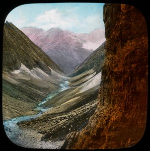 Scene in the Himalayas, India