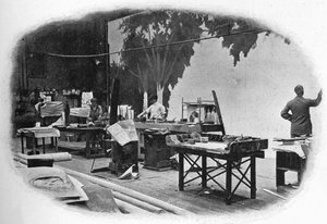 Scene Painting, London