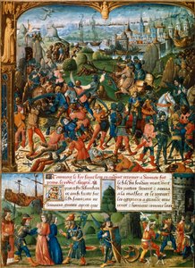 Scenes from the Seventh Crusade, 1248-1254 by Unbekannt