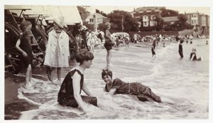 Sea bathing, Broadstairs, Kent, c 1913