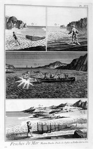 Sea fishing by Unbekannt