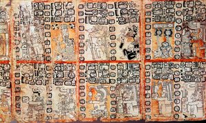 Section from the Mayan Troano Codex