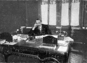 Serge Voronoff, Russian-born French Surgeon by Unbekannt