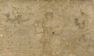 Shah Jahan and His Son Dara Shikoh Hunting by Unbekannt