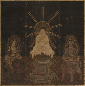 Shaka Attended by Fugen and Monju, 1185-1333 by Unbekannt