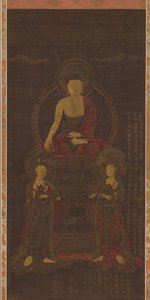 Shakyamuni Triad by Unbekannt