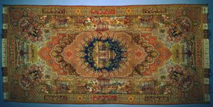 Shawl with Genre Scenes, 1875-1899 by Unbekannt