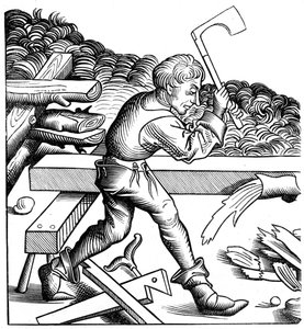 Ship Carpenter, 15th Century by Unbekannt