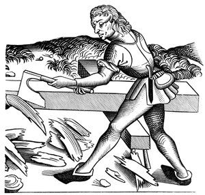 Ship Carpenter, 15th Century by Unbekannt