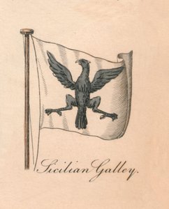 Sicilian Galley, 1838 by Unbekannt