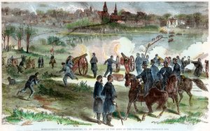 Siege of Fredericksburg, Virginia, American Civil War by Unbekannt