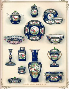 Silicon China, Scale Blue, early 20th century, 1911 by Unbekannt