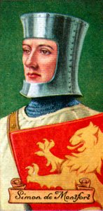 Simon de Montfort, taken from a series of cigarette cards by Unbekannt