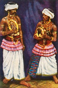 Sinhalese devil dancers from Ceylon by Unbekannt