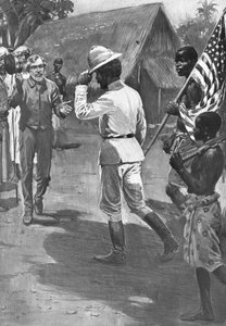 Sir Henry Morton Stanley meets David Livingstone, Africa, 1871