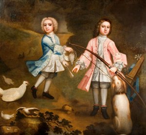 Sir Lister and Sir Charles Holte as Boys, 1750