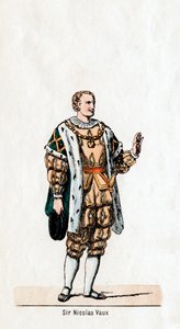 Sir Nicholas Vaux, Costume Design for Shakespeare