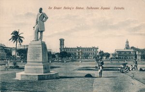 Sir Stuart Steuart Baileys Statue, Dalhousie Square, Calcutta