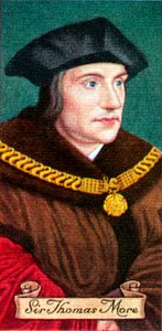 Sir Thomas More, from a series of cigarette cards, 1935