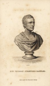 Sir Thomas Stamford Raffles, British statesman, writer and naturalist by Unbekannt