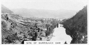 Site of the Burrinjuck Dam, New South Wales, Australia, 1928