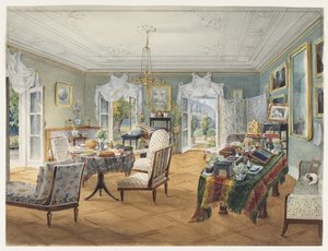 Sitting Room in a Country Estate by Unbekannt