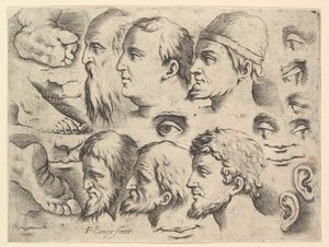 Six Heads, Three Feet, Two Ears, Six Eyes, Four Lips by Unbekannt