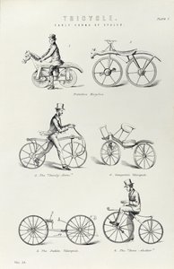 Six Early Forms of Bicycle