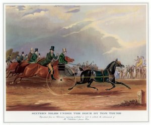 Sixteen Miles Under the Hour by Tom Thumb, 1831 by Unbekannt
