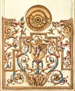 Sketch for decorative painting by Unbekannt