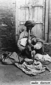 Snake Charmer, India, 20th Century by Unbekannt