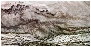 Snowdon, an Approaching Storm, 1853 by Unbekannt
