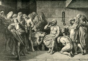 Socrates Drinking the Hemlock by Unbekannt