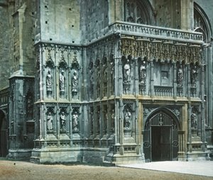 South West Porch, Canterbury Cathedral, 1890 by Unbekannt