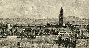 Spalatro, from the Harbour by Unbekannt