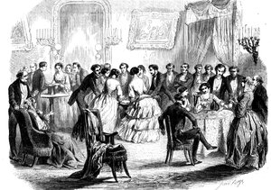 Spiritualist Meeting in a Paris Drawing Room by Unbekannt