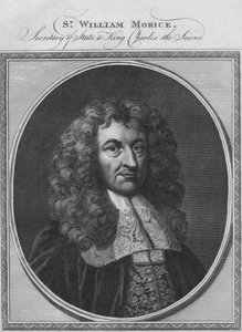 Sir William Morice, Secretary of State to King Charles the Second, 1784