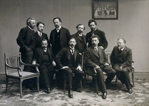 Wednesday, Russian Literary Group by Unbekannt