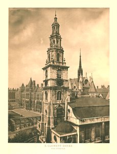 St Clement Danes, The Steeple, Mid-Late 19th Century by Unbekannt